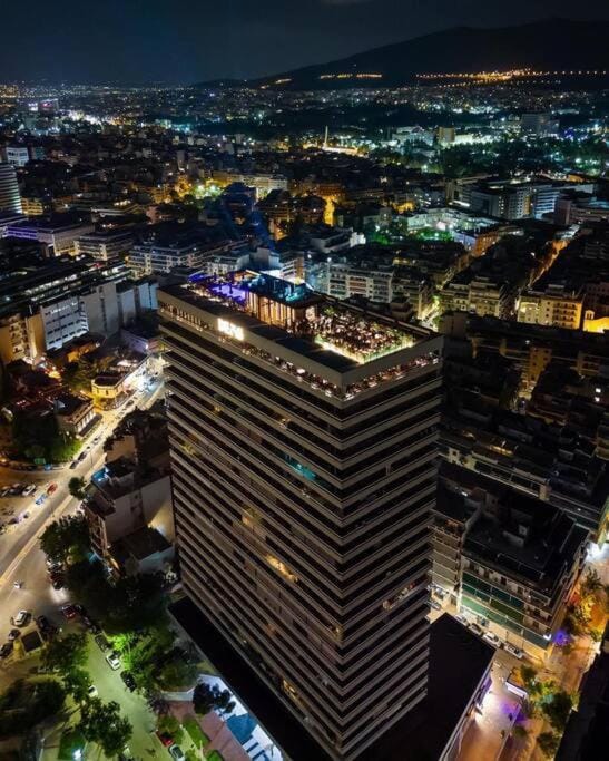 Property building, Night, City view