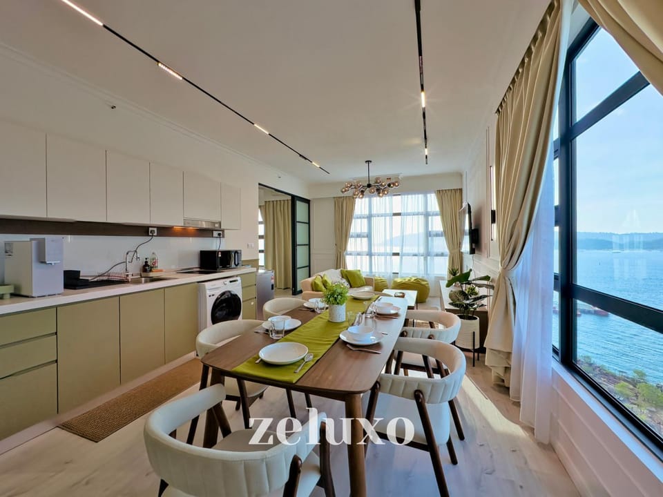 Natural landscape, Kitchen or kitchenette, Living room, Photo of the whole room, Seating area, Dining area, internet, washing machine, dryer, air conditioner