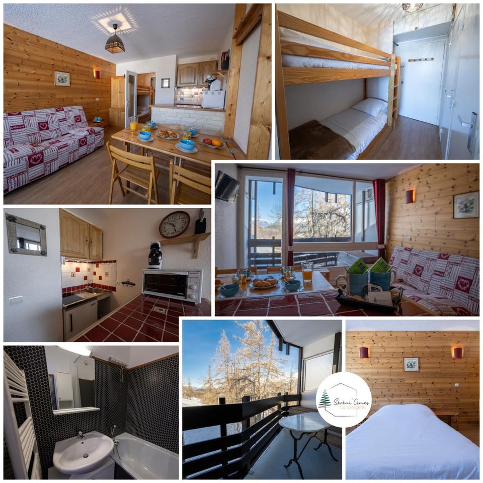 Patio, Bed, Bathroom, Kitchen or kitchenette, bunk bed