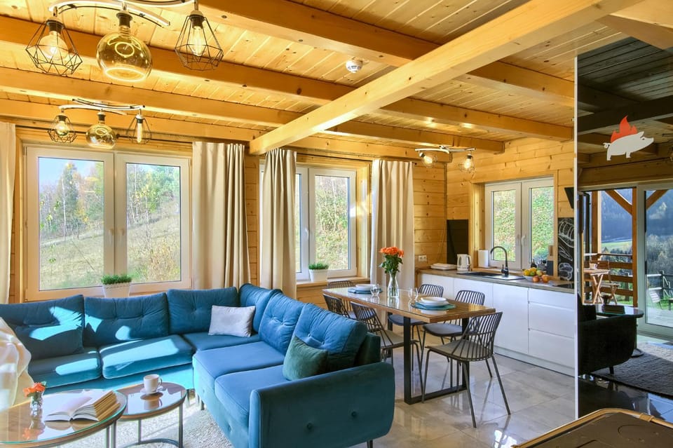 Kitchen or kitchenette, Living room, Dining area