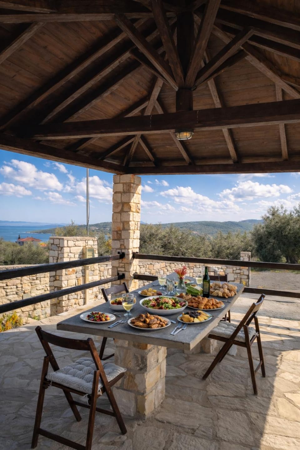 Dining area, Sea view