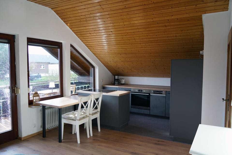 Kitchen or kitchenette, Dining area