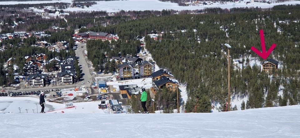 Property building, Day, People, Winter, Skiing