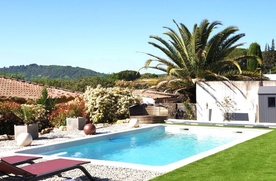 Property building, Natural landscape, Pool view