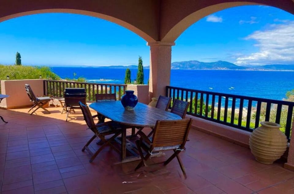 Patio, Day, Natural landscape, Balcony/Terrace, Mountain view, Sea view