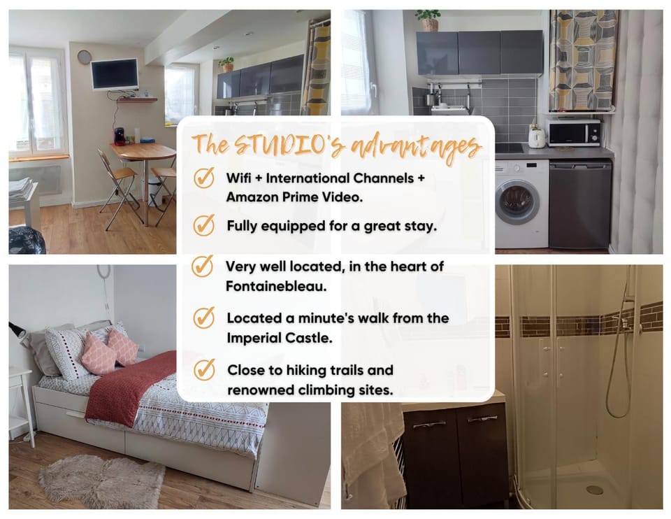 Studio Hypercentre Fontainebleau , Proche Château Apartment in Fontainebleau