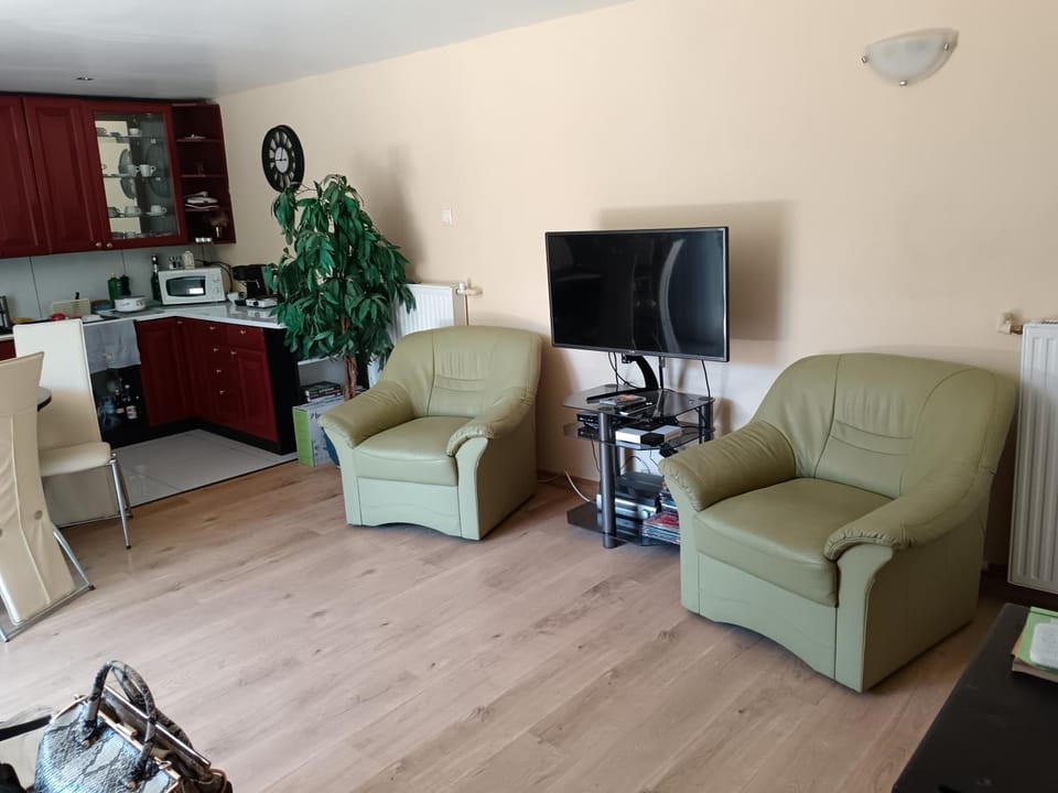 Communal lounge/ TV room, TV and multimedia, Living room, Seating area, Dining area, oven, kitchen