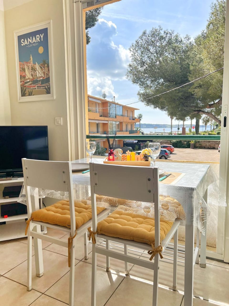 Dining area, Sea view