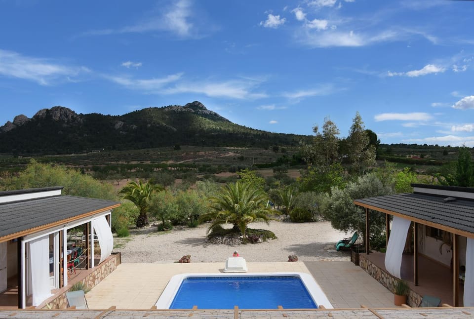 Property building, Natural landscape, Mountain view, Pool view, Swimming pool, Swimming pool
