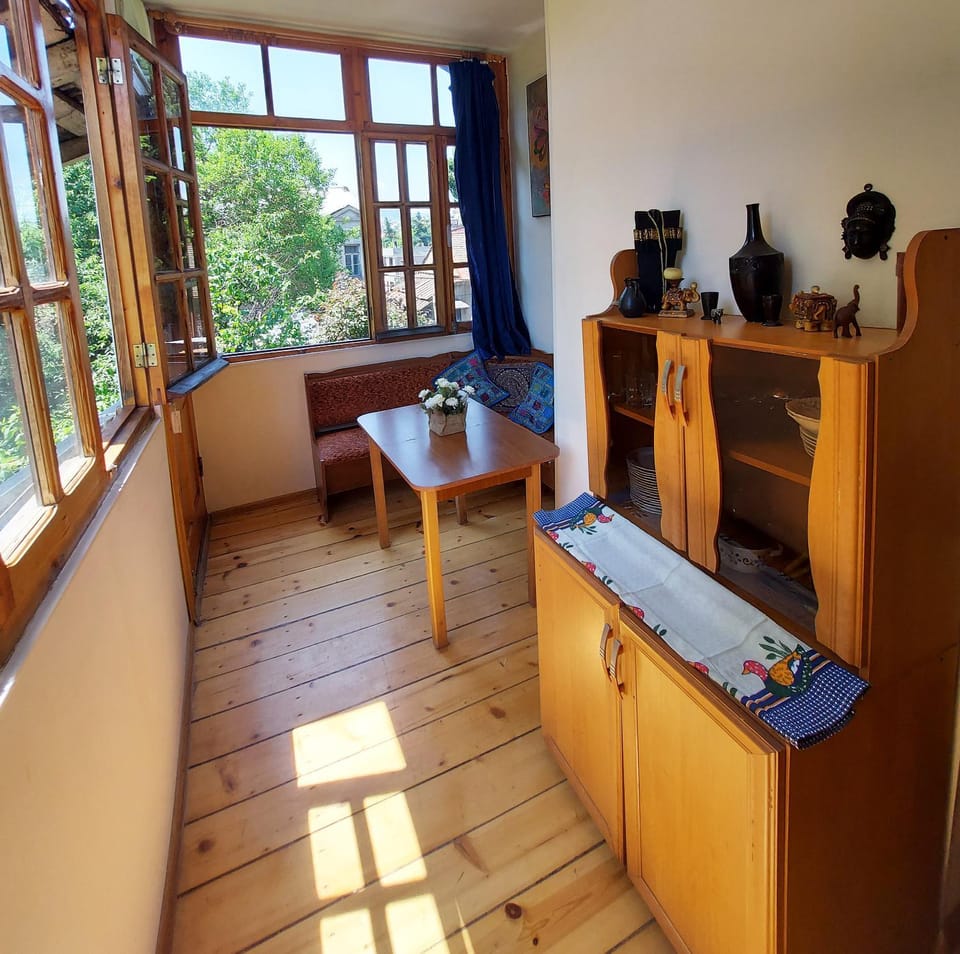Facade/entrance, Summer, View (from property/room), Living room, Sunrise