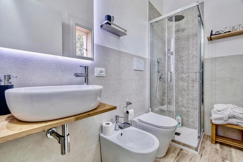 Shower, Toilet, Bathroom, bidet, towels