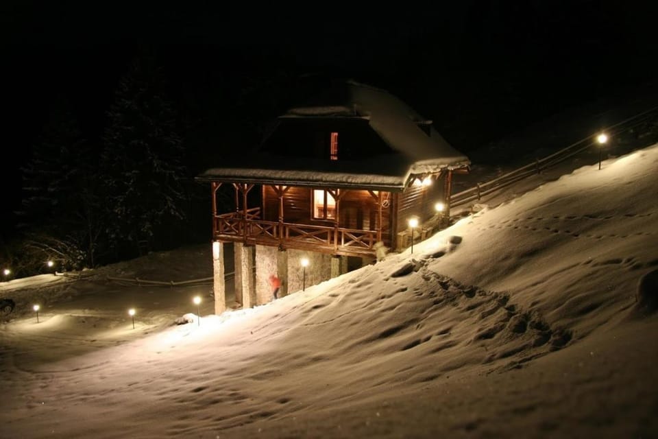 Facade/entrance, Night, Winter