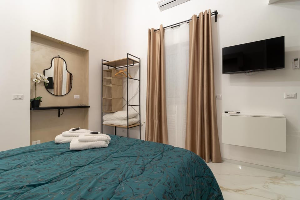 Property building, Living room, Bedroom