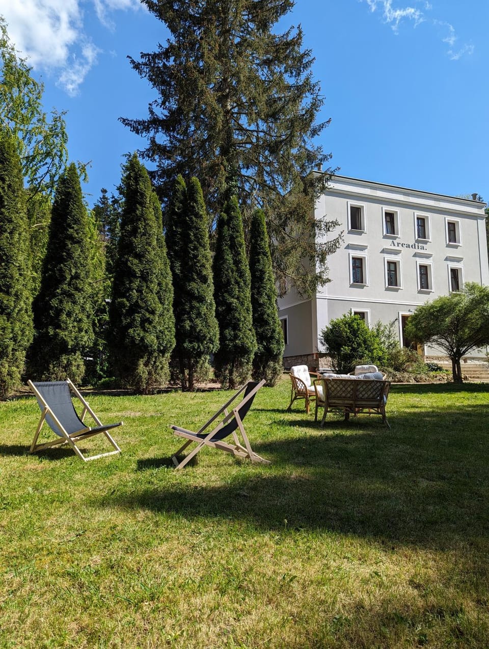 Property building, Garden