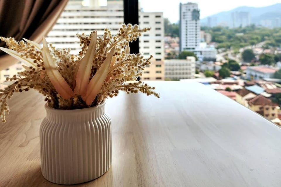 Day, City view, Mountain view