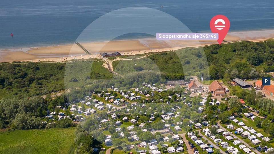 Welcome in - Slaapstrandhuisje, op strand Dishoek - Nr 345-346 Apartment in Koudekerke