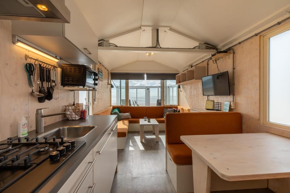 Welcome in - Slaapstrandhuisje, op strand Dishoek - Nr 345-346 Apartment in Koudekerke