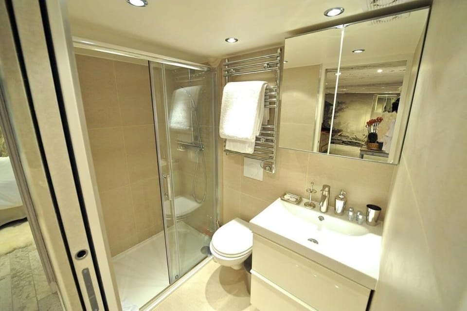 Shower, Toilet, Bathroom, towels