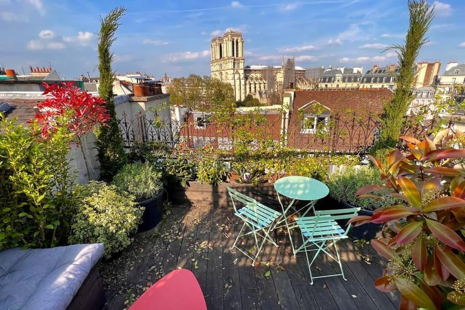 Spring, Day, Garden, City view, Garden view