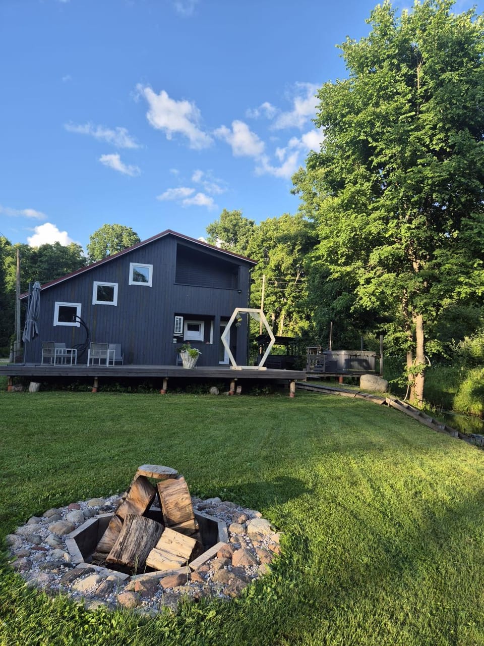 Property building, Natural landscape, Garden, Garden view