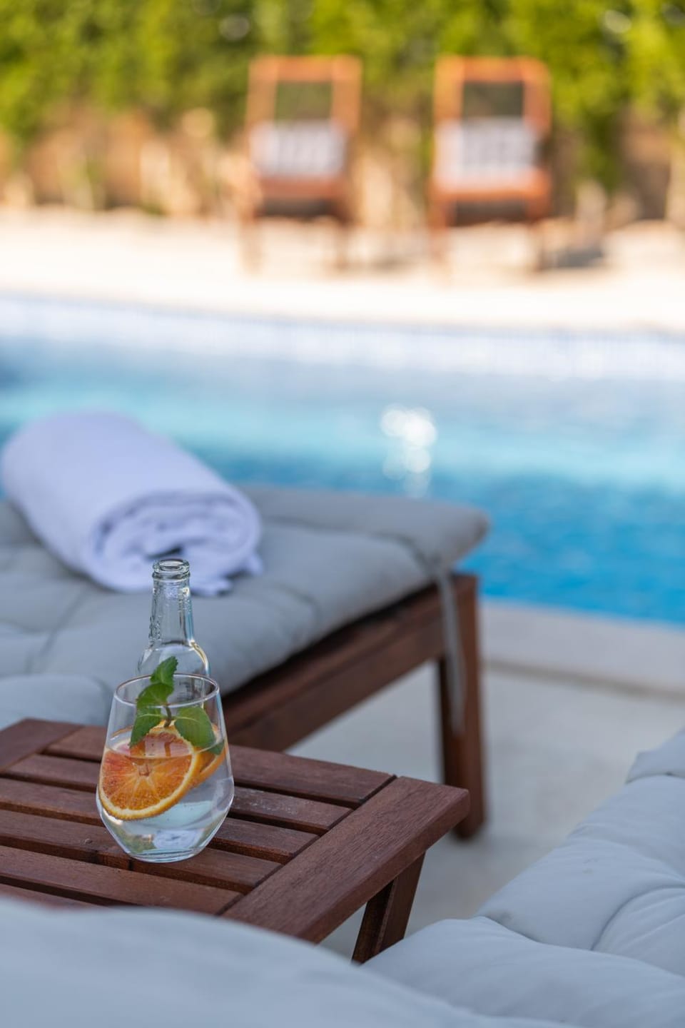Pool view, Swimming pool, Drinks, sunbed