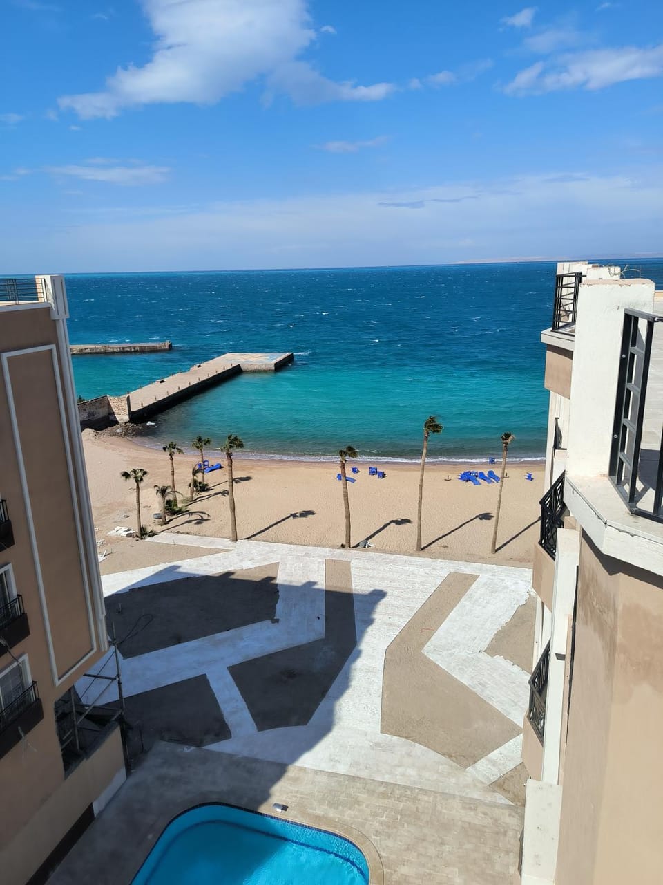 Juliana beach studio front of the beach Apartment in Hurghada