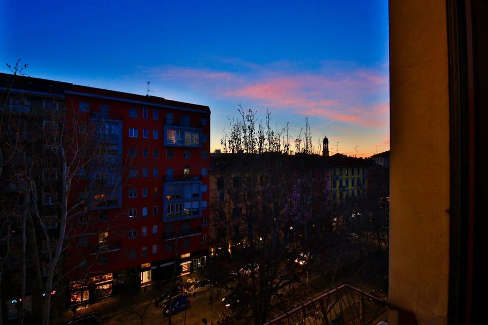 City view, Sunset