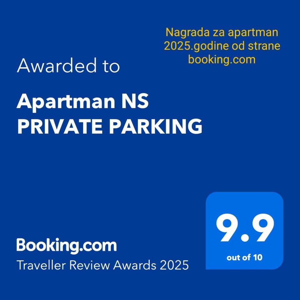 Apartman NS PRIVATE PARKING Apartment in Novi Sad