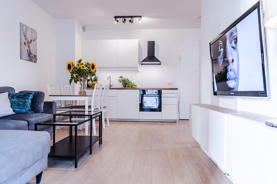 TV and multimedia, Kitchen or kitchenette, Living room, Seating area, Dining area, minibar