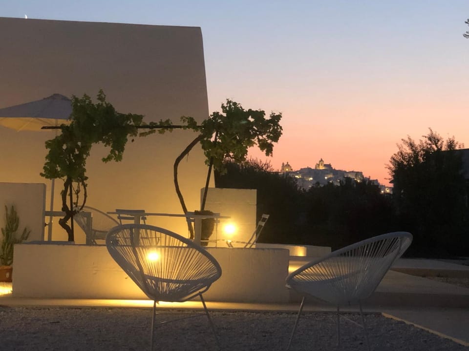 Property building, Sunset