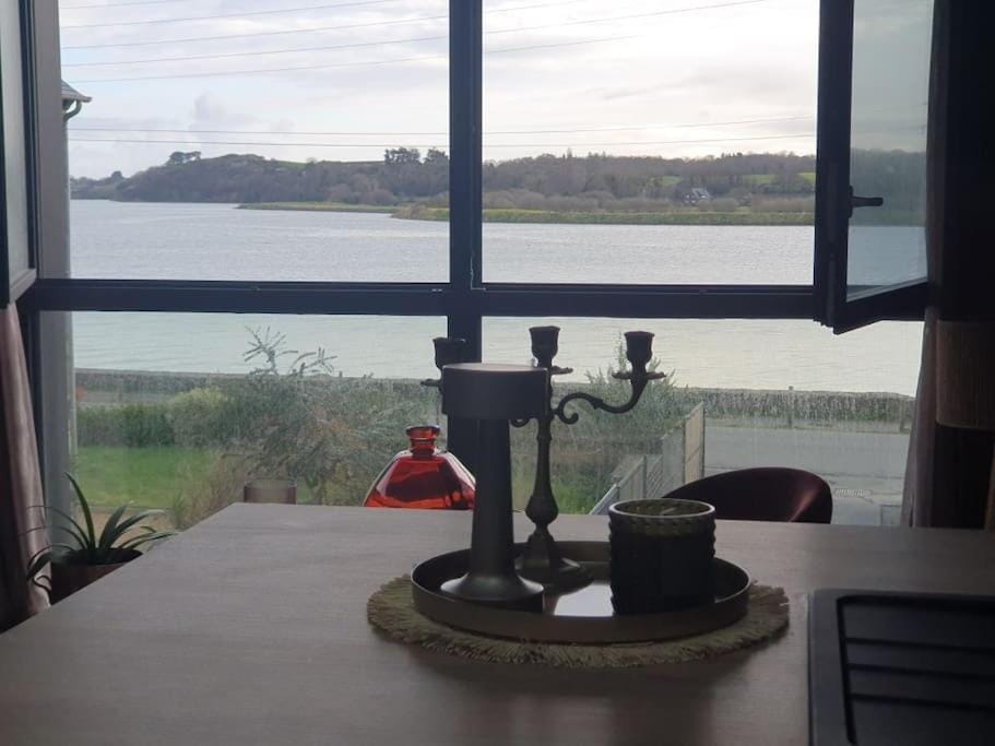 Natural landscape, Living room, Lake view
