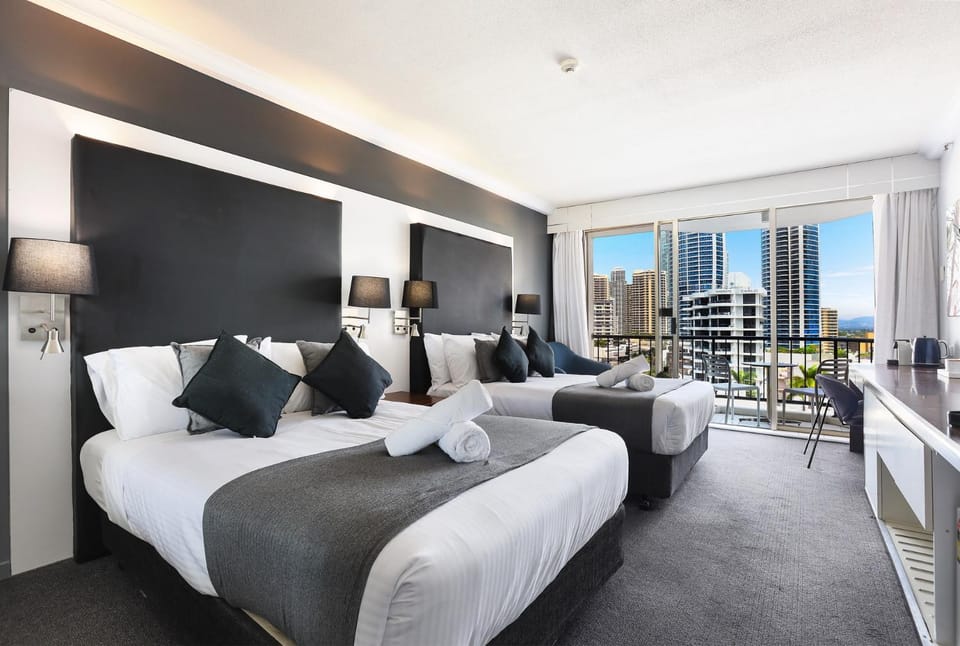 Bed, View (from property/room), Balcony/Terrace, Bedroom