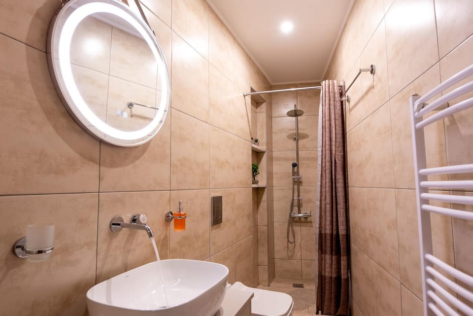 Shower, Toilet, Bathroom, towels