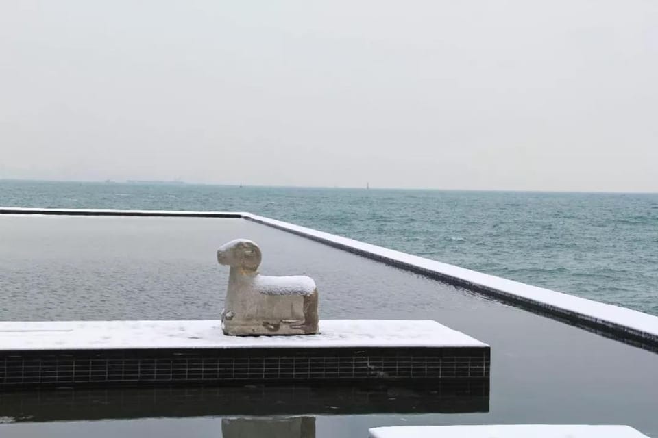 Winter, Sea view, Swimming pool