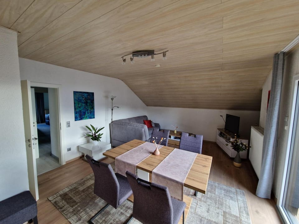 Living room, Seating area, Dining area