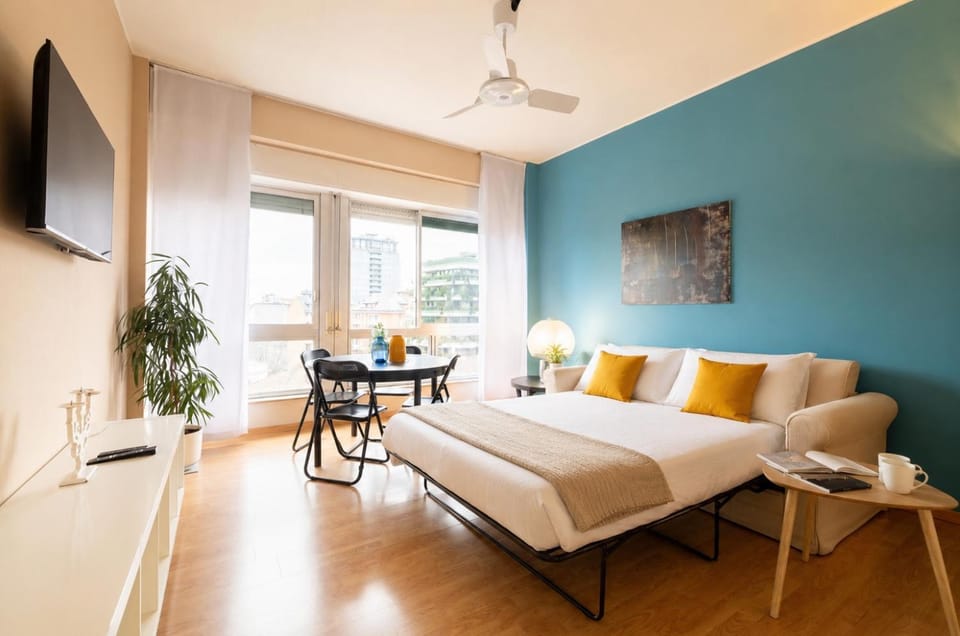 Bed, Living room, Bedroom