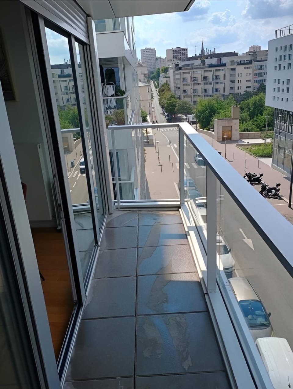 Property building, Day, View (from property/room), Balcony/Terrace, City view