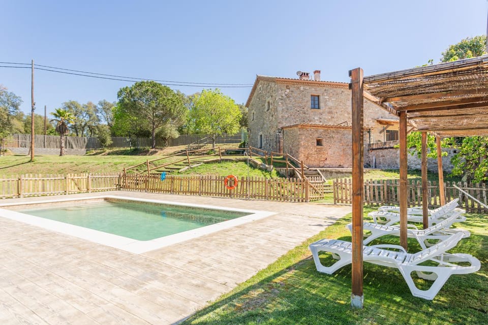 Property building, Living room, Swimming pool