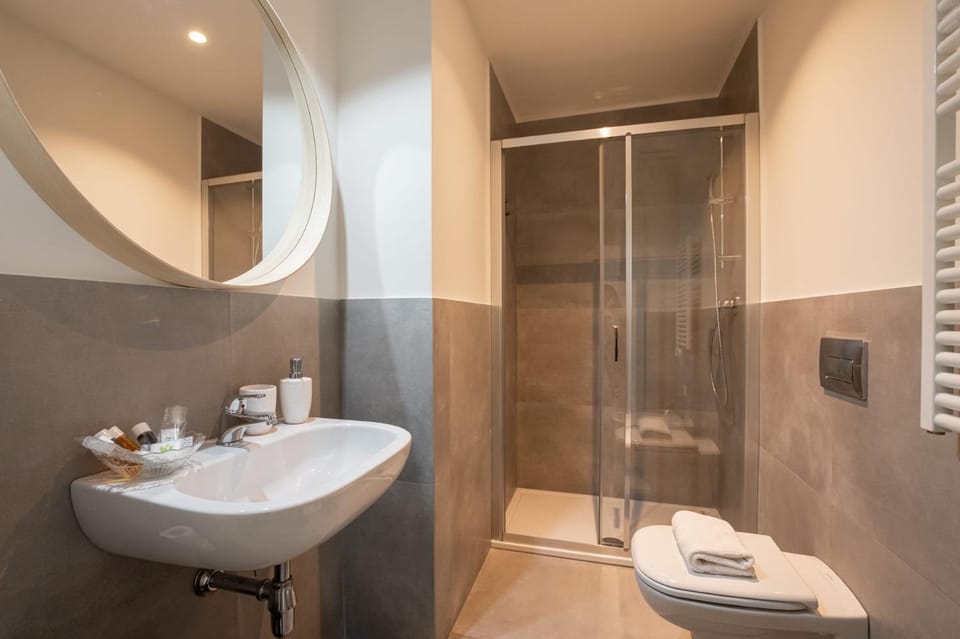 Shower, Toilet, Bathroom, towels