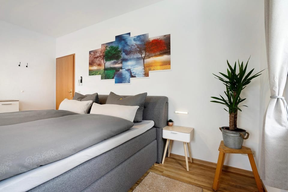 Property building, Living room, Bedroom