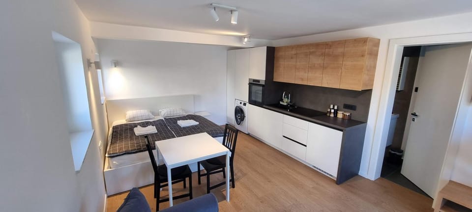 Dining area, dishwasher, internet, washing machine, kitchen