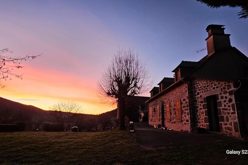 Property building, Natural landscape, Sunset
