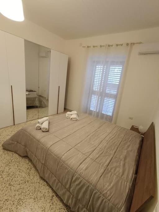 Bed, Photo of the whole room, Bedroom, towels, wardrobe