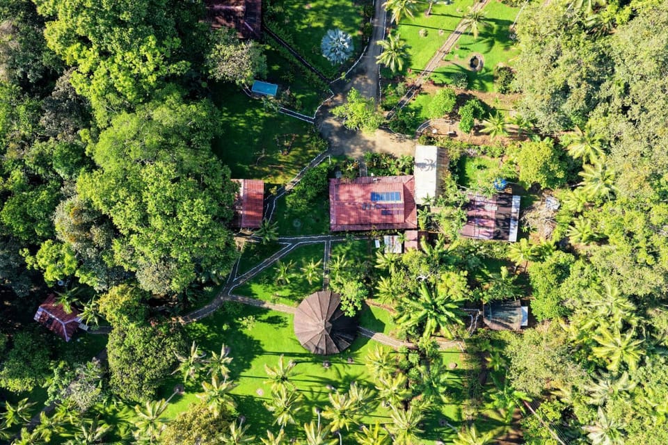 Property building, Day, Natural landscape, Bird's eye view, Garden, View (from property/room), Hiking, Hiking, Garden view, Landmark view, Parking