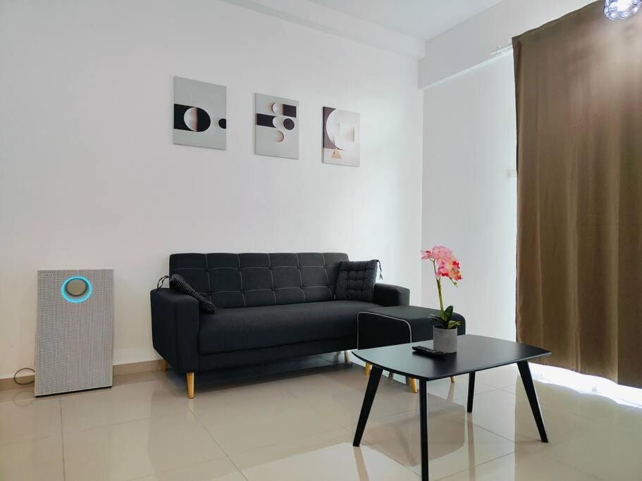Living room, air conditioner
