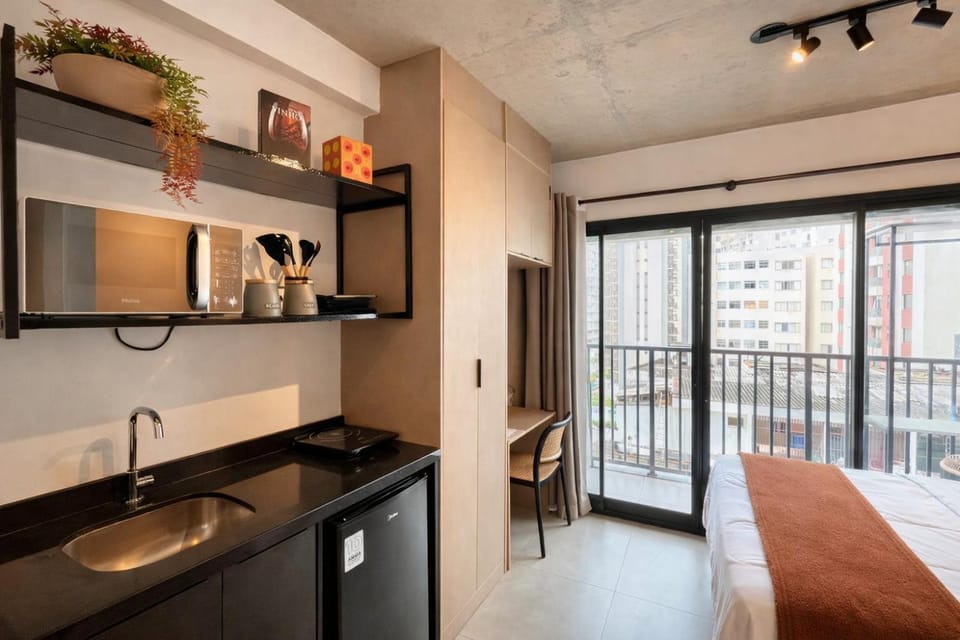 Studio próximo Paulista e Frei Caneca I VN Ueno Apartment in Sao Paulo City