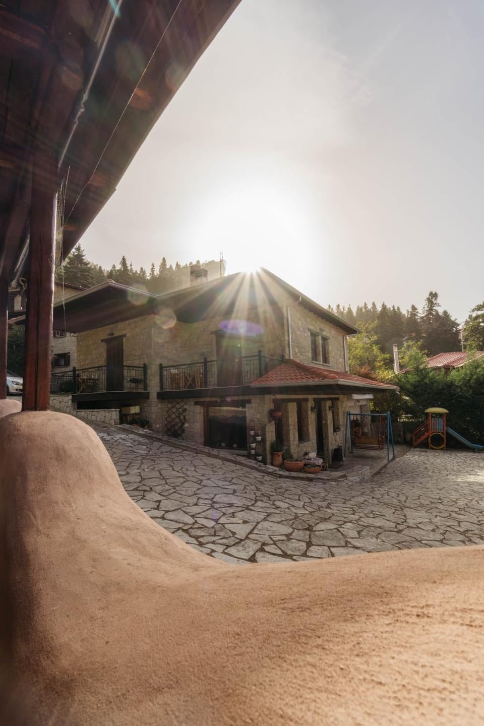 View (from property/room), Mountain view, Inner courtyard view