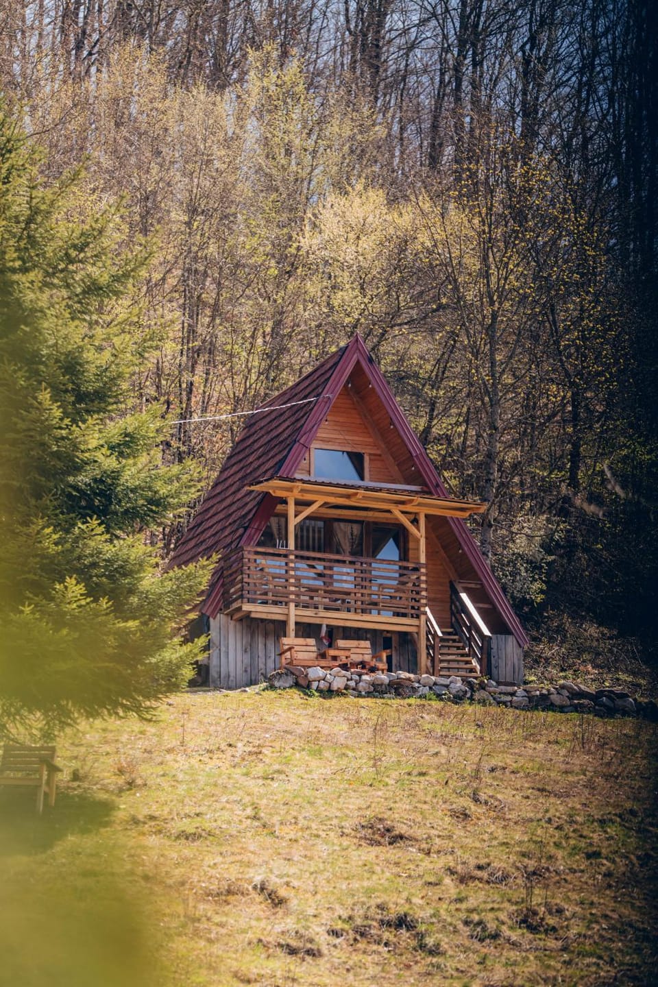 Property building, Spring, Day, Natural landscape