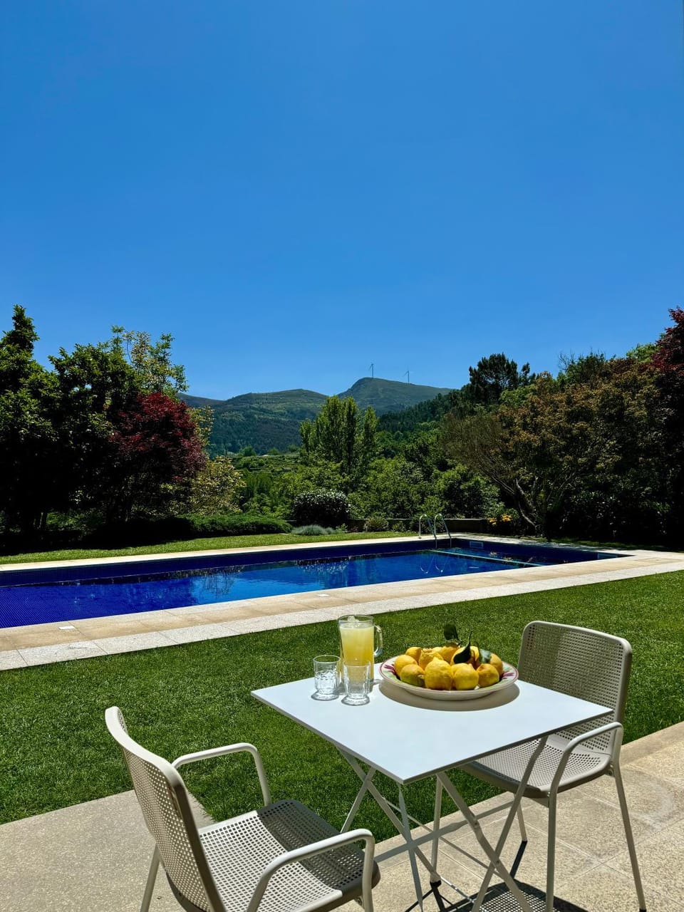 Natural landscape, Garden, Mountain view, Pool view, Swimming pool