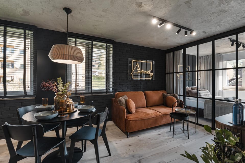 Living room, Seating area, Dining area